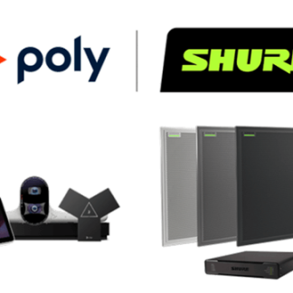 HP POLY G7500 + Shure MXA Large Room Microsoft Teams Bundle