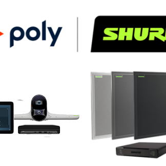 HP POLY Studio + Shure Large Room Microsoft Teams Bundle