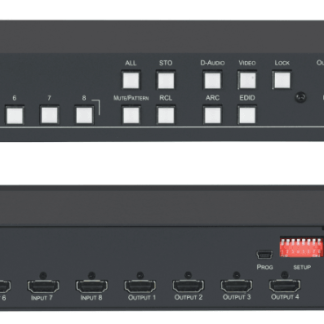 Kramer VS-84H2 8x4 4K HDR HDCP 2.2 Matrix Switcher with Digital Audio Routing
