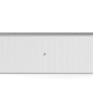 K-Array Rumble KU315W Ultra-slim, 4Ω polyurea-coated birch plywood passive subwoofer with 1x15" woofer and 2x15" passive radiators (White)