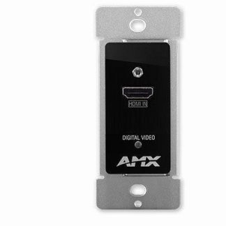 AMX DX-TX-DWP-4K-WH DXLink 4K HDMI Decor Style Wallplate Transmitter (White)