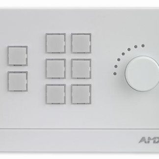 AMX MKP-108L-WH Massio Keypad 8-button (White) - FG5793-08L-W