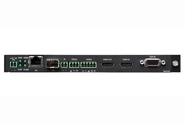 AMX NMX-ENC-N2412A-C JPEG 2000 4K60 4:4:4 & HDR Video Over IP Encoder Card with POE+, KVM, & AES67, Card