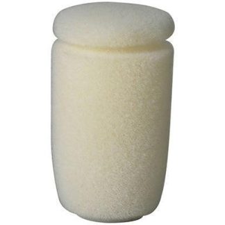 Audio-Technica AT8109WH Small 2-stage foam windscreen, white