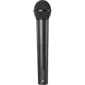 Audio-Technica ATW-T902A System 9 wireless system handheld microphone/transmitter with unidirectional dynamic element with AT8456a quiet-flex stand clamp.