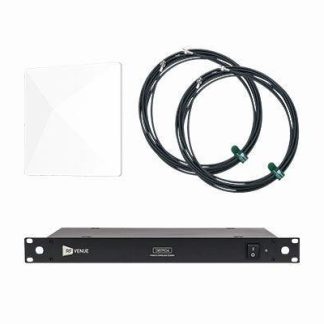 Audio-Technica D-ARCDISTRO4 RF Venue Diversity Architectural Antenna & DISTRO4 4-Channel UHF Distribution System Pack (White, 470 to 616 MHz)