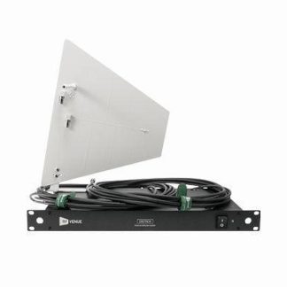 Audio-Technica DFINWDISTRO4 RF Venue 4-Channel Antenna Distributor with White Diversity Fin Antenna and Cables Bundle