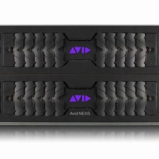 Avid NEXIS | F5 800TB, Fully populated 8x 100TB Media Packs, includes; two SSDs, two 10TB spare drives, two 220V PSU, 5 cooling modules, rack mount kit. Elite Support