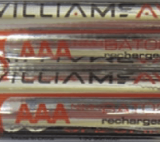 Williams Sound BAT 022-2 Two AAA NiMH rechargeable batteries