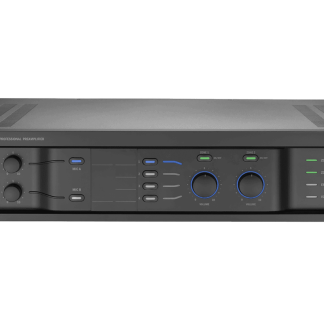 Biamp Commercial PREZONE1 Stereo pre-amplifier/mixer with 2 stereo volume zones - 911.0649.900