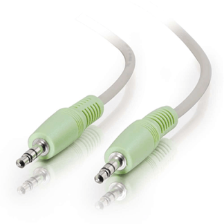 C2G 12ft (3.7m) 3.5mm M/M Stereo Audio Cable (PC-99 Color-Coded) - CG27412