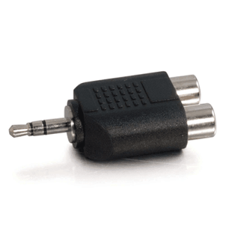 C2G 3.5mm Stereo Male to Dual RCA Female Audio Adapter (TAA Compliant) - CG40645