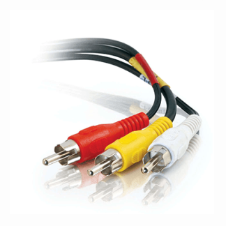 C2G 3ft (0.9m) Value Series™ Composite Video + Stereo Audio Cable - CG40447