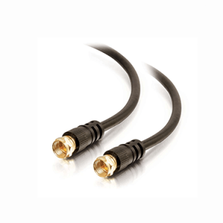 C2G 3ft (0.9m) Value Series™ F-Type RG59 Composite Audio/Video Cable - CG27029