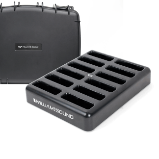 Williams Sound CHG 412 PRO Charger with Case (12-Bay)