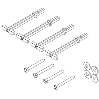 Chief FCAT1 1/4-20 Grade 5 Toggler Kit