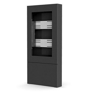 Chief 48" Portrait Floor Kiosk Black - LF48UBP