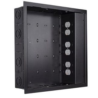 Chief IN-WALL LARGE BLK - W/ SURGEX 3 OUTLETS - PAC526FBP6