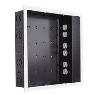 Chief IN-WALL LARGE WHT - W/ SURGEX 3 OUTLETS - PAC526FWP6