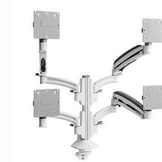 Chief K1 Clmn Mnt 4 Disp Dual 2L Arms Wht - K1C420W