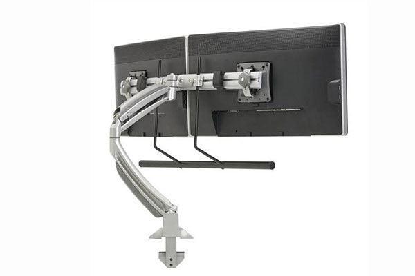 Chief K1 Desk Mnt Dual Disp 2L Arm H-Arrayslv - K1D22HS