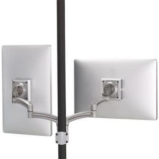 Chief K2 Pole Mnt Dual Disp Dual 2L Arms Slv - K2P220S