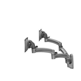 Chief K2 Wall Mnt Dual Disp Dual 2L Arms Blk - K2W220B