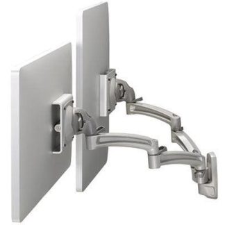 Chief K2 Wall Mnt Dual Disp Dual 2L Arms Slv - K2W220S