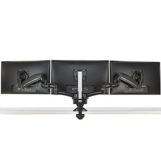 Chief Kx Clmn Desk Mnt Tri 3L Arms Blk - KXC330B