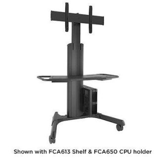 Chief Large Fusion Cart Manual Adjustable Blk - LPAUB