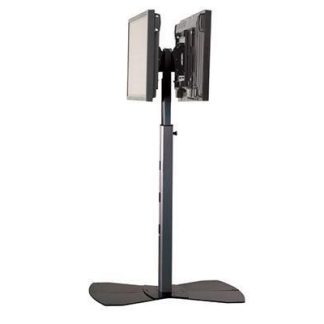 Chief MF2-6000S Flat Panel Floor Stand for Dual Displays up to 50" (Silver) - MF26000S
