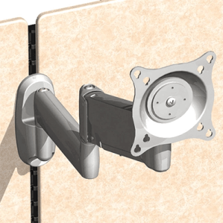 Chief Office Furniture Bracket for Mounting Kontour/K-Series Monitor Arm on Russ Bassett Slatwall System- OFB209