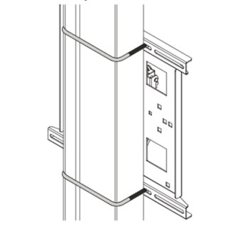 Chief Square 8” x 6” U-Bolt Set - FCAVCSU80