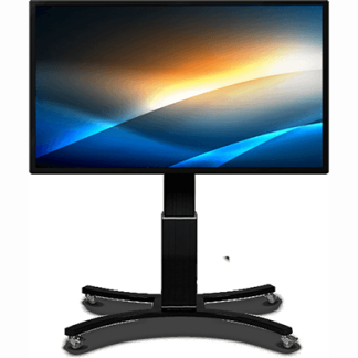 Clear Touch CTI-STAND-ADJM-V4 - Adjustable Mobile Stand, 27" Electric (Black)