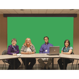 Draper Access E 132 Diag. (78X104) - NTSC [4:3] - Chroma Key Green Projector Screen