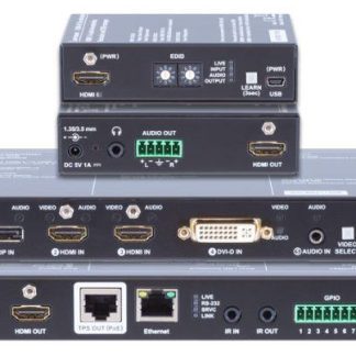 Lightware EDU-P1 Product Bundle: SW4-TPS-TX240-Plus extender and HDMI-4K de-embedder interface - 91540077