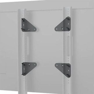 Heckler VESA Adapter Kit for Heckler AV Cart & Heckler TV Stand (Black Gray) - H497BG