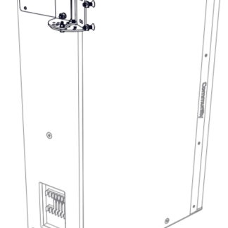 Biamp Community HVS I SERIES H/V Splay Bracket Extension Kit for 2-Way Models (White) - 911980