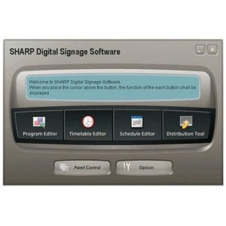 Sharp Digital signage viewer software to be used w/PN-SS02 - PN-SV01