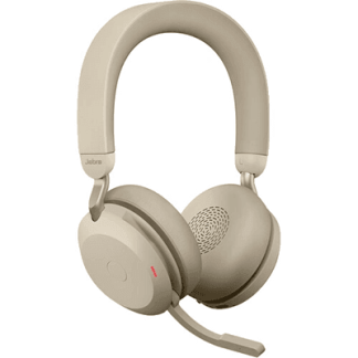 Jabra Evolve2 85 MS Noise-Canceling Wireless Headset (Gold Beige), Microsoft Teams