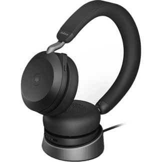 Jabra Evolve2 85 UC Noise-Canceling Wireless Over-Ear Headset with Stand (Unified Communication)