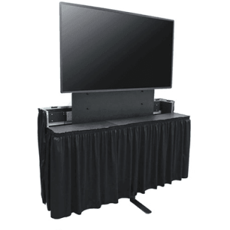 Jelco EL-15 Drape Kit for ELU-42R - includes black skirting and fasteners