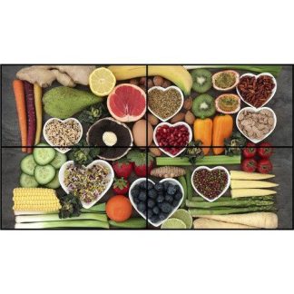 LG 55VX1D-B 2x2 55" Video Wall Bundle with Peerless Mount Bundle - 55VX1DW-4P (Discontinued)