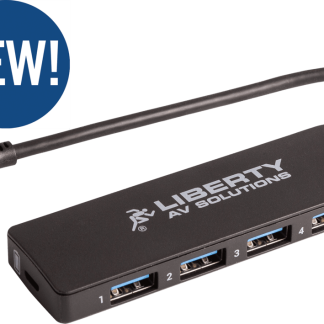 Liberty AV Powered USB 4 Port USB 3.0 Hub - DL-4USB-HUBP