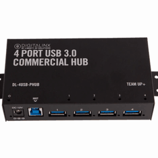Liberty AV TeamUp+ Series 4 Port Powered USB 3.0 Commercial Hub - DL-4USB-PHUB