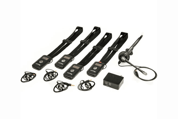 Listen Tech- LKS-1-A1 ListenTALK base-4 system 4 listentalk,1 headset 2 1 4-port USB charger