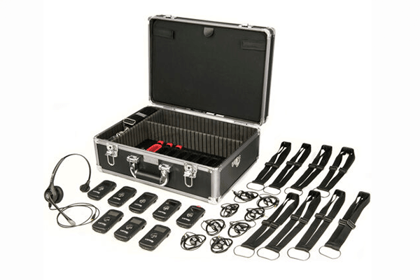 Listen Tech- LKS-2-A1 ListenTALK base-8 system 8 listentalk,1 headset 2,1 docking station case