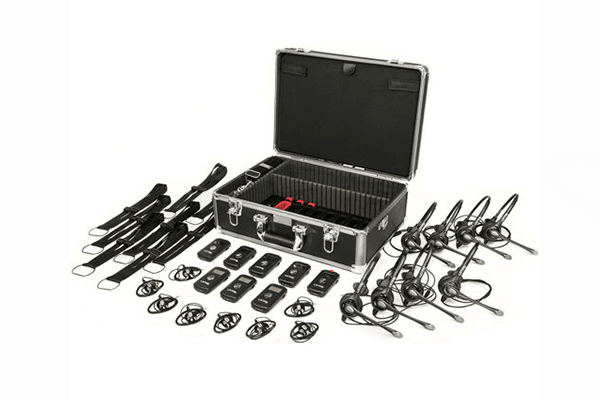 Listen Tech- LKS-3-A1 ListenTALK Collabor-8 system, 8listentalk, 8 Headset 2, 1 docking station