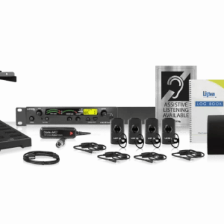 Listen Tech- LS-100-01-WH-D ListenIR iDSP Standard System -(Dante)