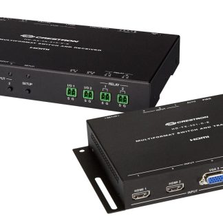 Crestron 4K 4x1 Scaling Auto-Switcher and DM Lite® Extender over CATx Cable - HD-MD-4K-400 KIT